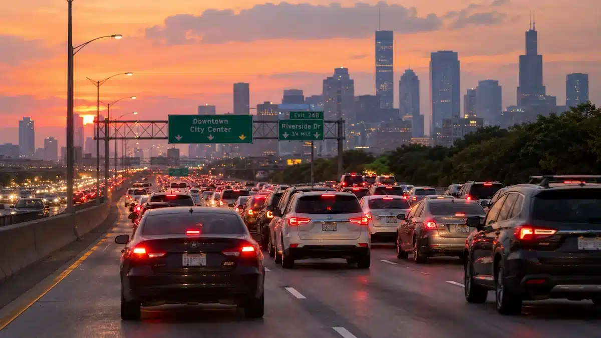 Houston traffic congestion affecting car insurance premiums